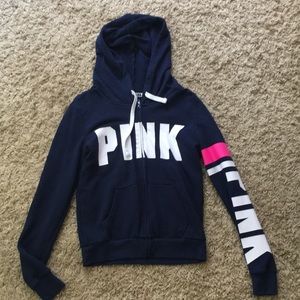 Navy VS Pink Hoodie